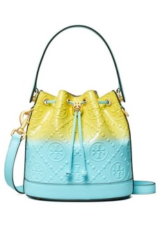 LUISAVIAROMA Tory Burch Fleming soft leather bucket bag 498.00