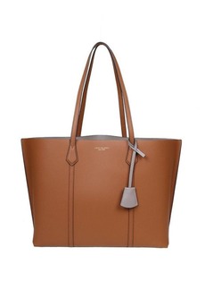 TORY BURCH TOTE BAG IN HAMMERED LEATHER