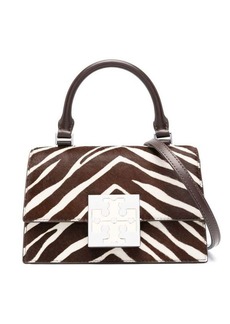 TORY BURCH Trend Zebra print leather mini bag