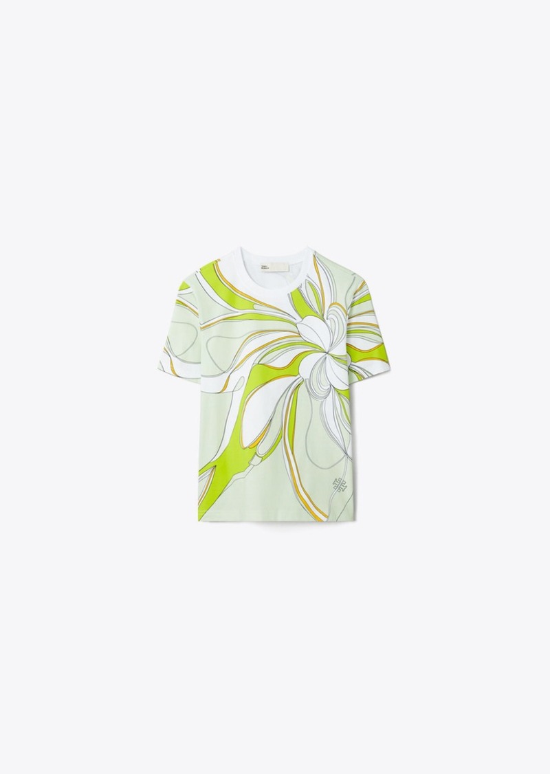 Tory Burch Twisty Flower Classic T-Shirt