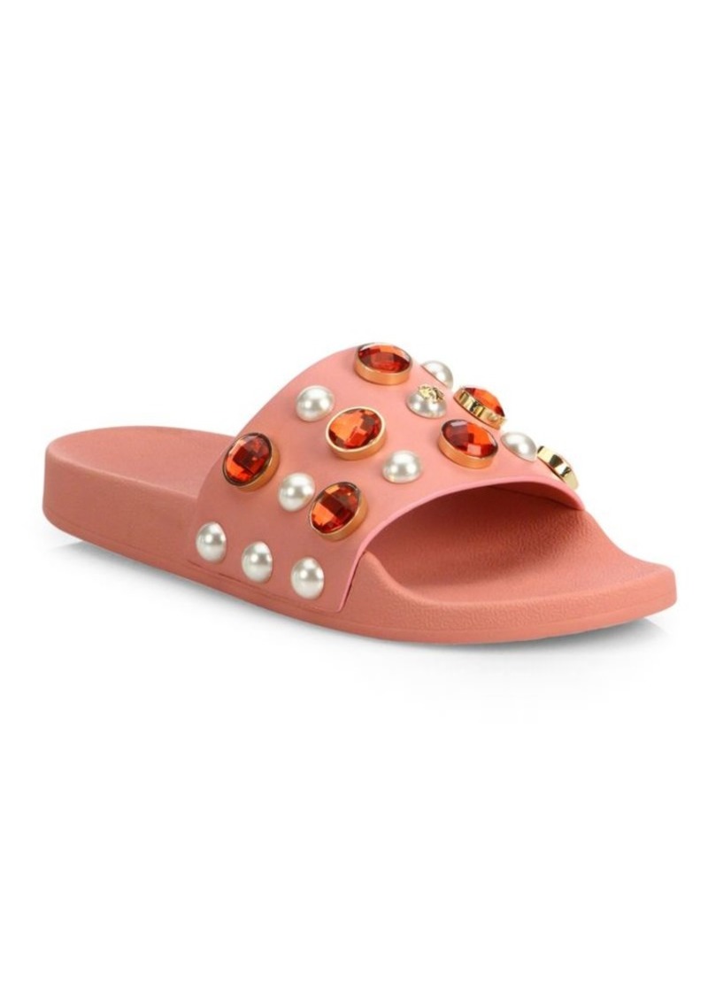 tory burch jeweled slides