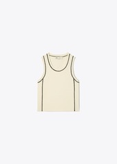 Tory Burch Viscose Cropped Knit Tank