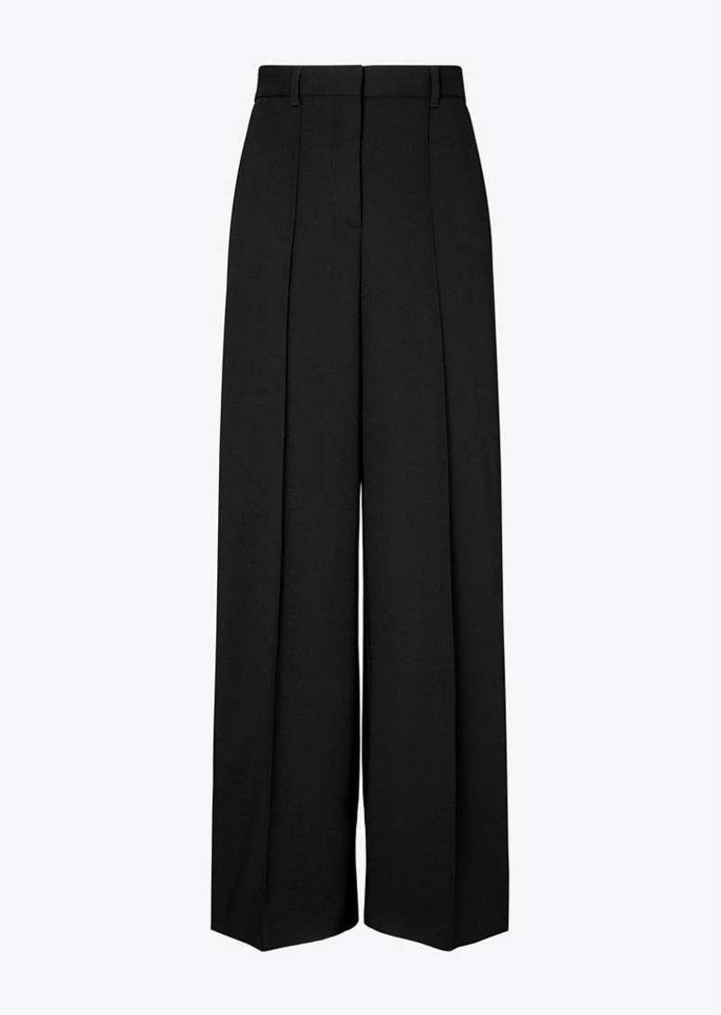 Tory Burch Wide Leg Wool Pant