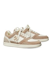 Tory Burch Women's Clover Court Lace Up Low Top Sneakers