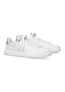 Tory Burch Women's Double T Howell Lace Up Low Top Court Sneakers