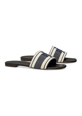 Tory Burch Women's Double T Jacquard Slide Sandals