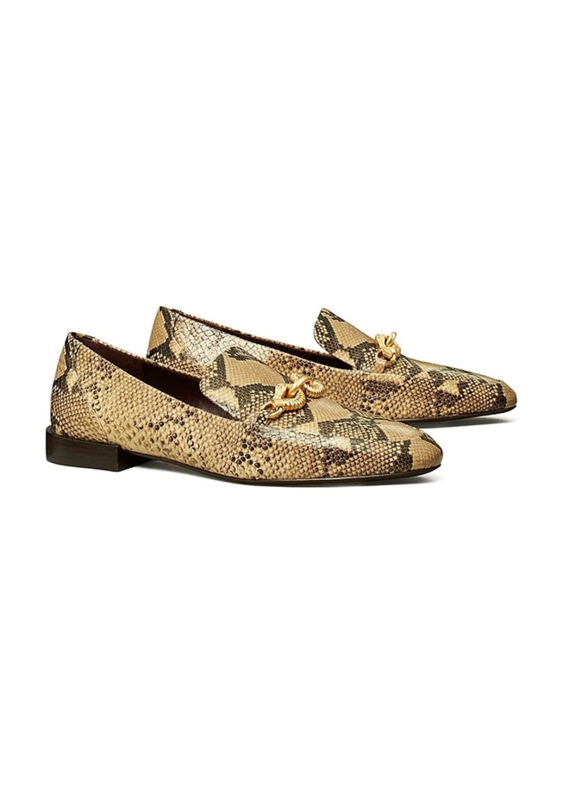 Tory Burch Women's Jessa Classic Snake Embossed Loafers
