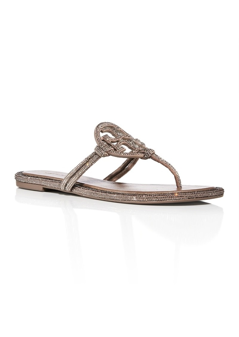 Tory Burch Women's Miller Pave Knotted Sandals