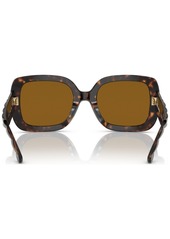 Tory Burch Women's Polarized Sunglasses, TY7179U54-p - Dark Tortoise