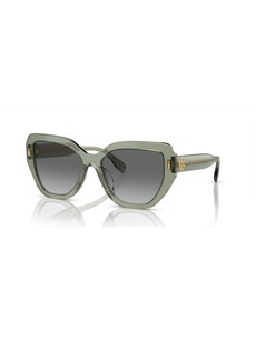 Tory Burch Women's Sunglasses, Gradient TY7194U - Transparent Sage