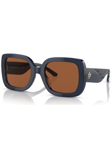 Tory Burch Women's Sunglasses, TY7179U54-x - Transparent Navy