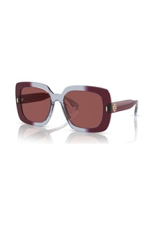 Tory Burch Women's Sunglasses TY7193U - Gradient Burgundy