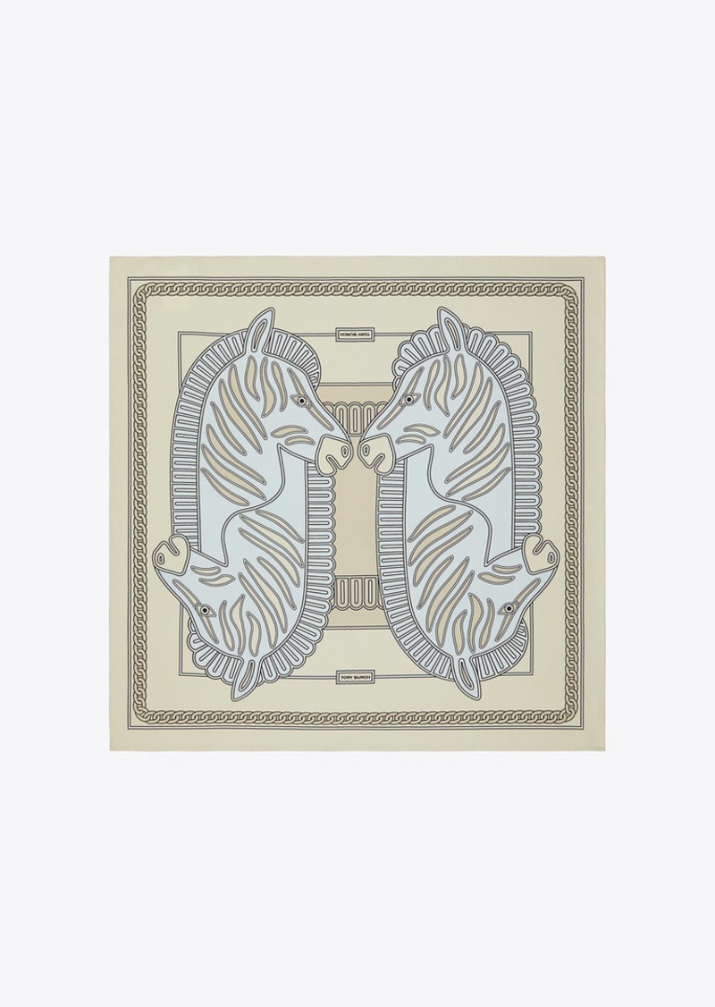 Tory Burch Zebra Neckerchief