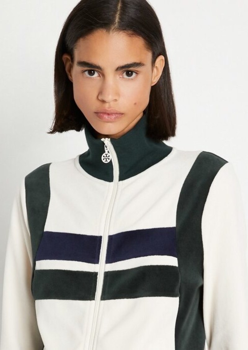 Tory Burch Colorblock Track Jacket 