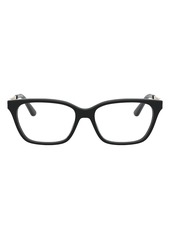 Tory Burch 50mm Square Optical Glasses in Black at Nordstrom