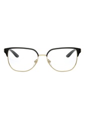 Tory Burch 52mm Optical Glasses in Shiny Gold at Nordstrom