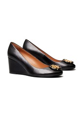 Tory Burch Logo Medallion Wedge Pump in Perfect Black at Nordstrom