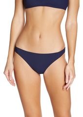Tory Burch Solid Hipster Bikini Bottoms in Tory Navy at Nordstrom