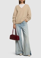 Tory Burch Wool Blend V-neck Sweater