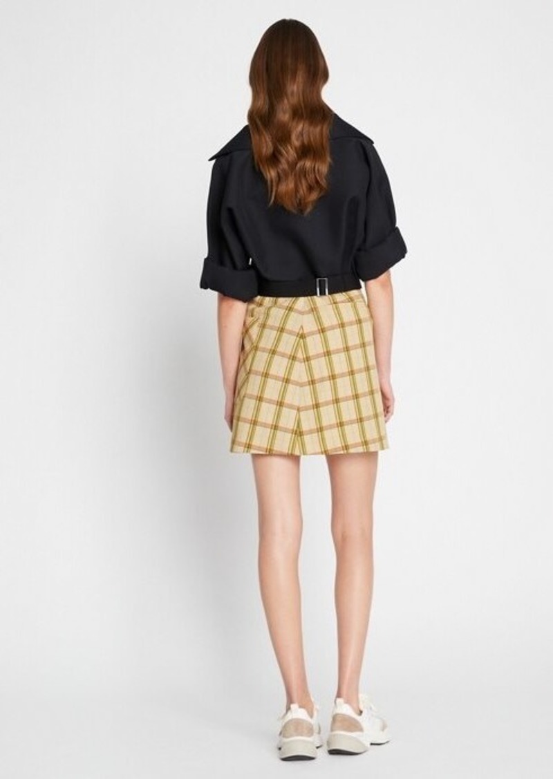 Tory Burch Yarn-Dyed Twill Club Skirt | Skirts