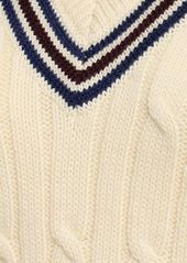 Tory Sport Cable Knit Tennis Vest