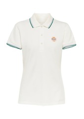Tory Sport Cotton-blend piqué polo shirt