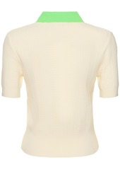 Tory Sport Cotton Pointelle Polo