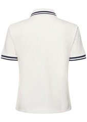 Tory Sport Performance Piquet Cotton Blend Polo