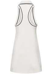 Tory Sport Sleeveless Piquet Polo Mini Dress