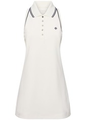 Tory Sport Sleeveless Piquet Polo Mini Dress