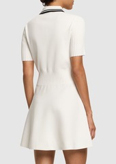 Tory Sport Tech Knit Polo Mini Dress