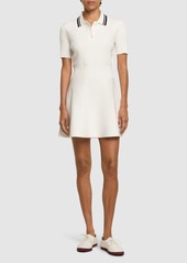 Tory Sport Tech Knit Polo Mini Dress