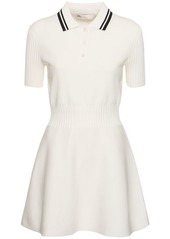 Tory Sport Tech Knit Polo Mini Dress