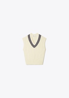 Tory Sport Tory Burch Cable Knit Vest