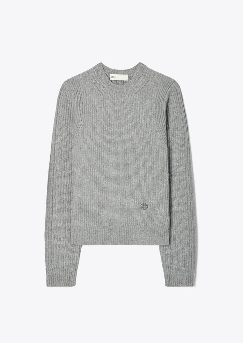 Tory Sport Tory Burch Cashmere Ribbed Sweater