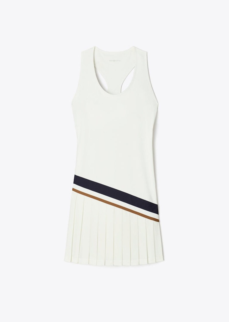 Tory Sport Tory Burch Performance Jersey Racerback Chevron Tennis Dress