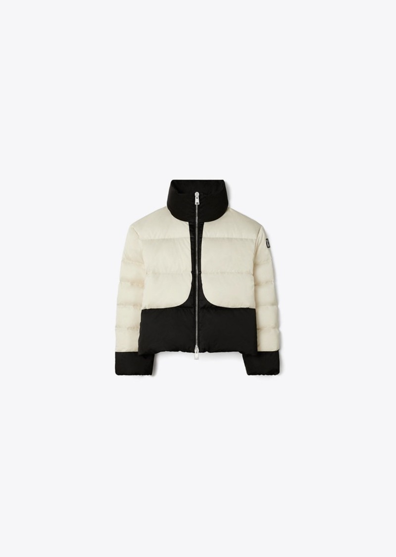 Tory Sport Tory Burch Colorblock Down Jacket