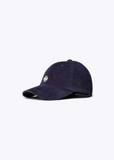 Tory Sport Tory Burch Corduroy Logo Cap