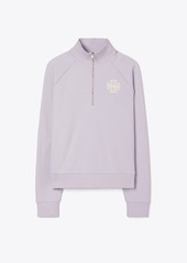 Tory Sport Tory Burch Heavy French Terry Half-Zip Sweatshirt