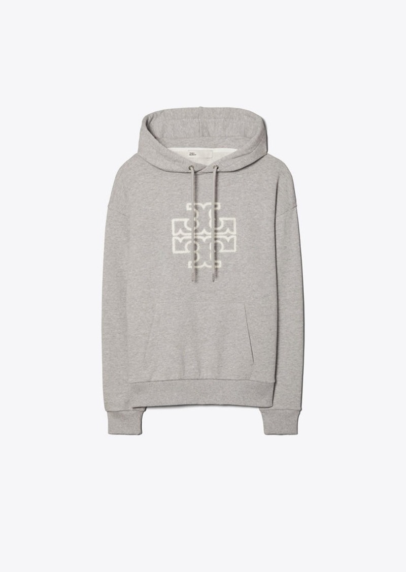 Tory Sport Tory Burch Heavy French Terry Logo Hoodie