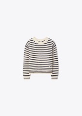 Tory Sport Tory Burch Merino Striped Sweater