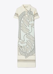 Tory Sport Tory Burch Printed Mesh Polo Dress