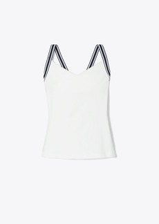 Tory Sport Tory Burch Performance Jersey Cross-Back Tennis Tank