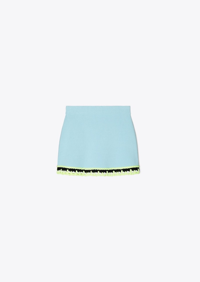 Tory Sport Tory Burch Tech Knit Viscose Mini Skirt