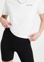 Tory Sport Graphic Cropped T-Shirt