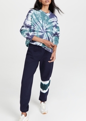 Tory Sport Relaxed French Terry Crew Sweatshirt