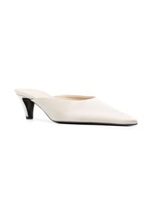 Totême 55mm pointed-toe satin mules