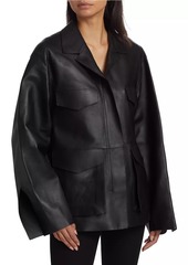 Totême Army Leather Jacket
