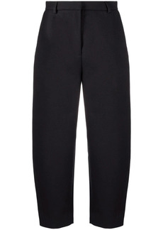 Totême balloon-leg cropped tailored trousers