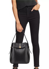 Totême Belted Leather Bucket Bag